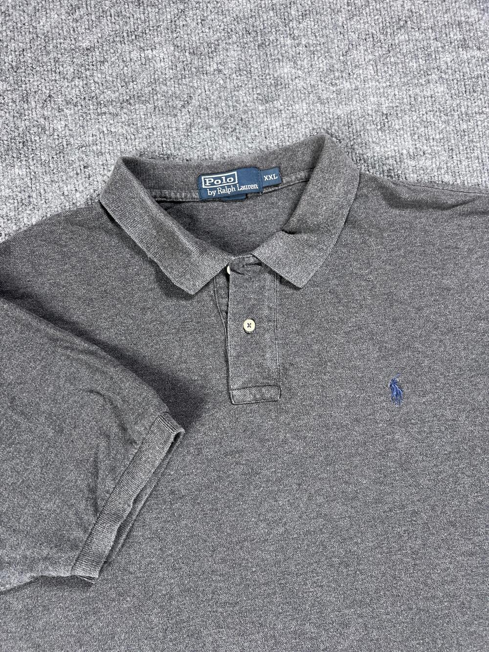 Polo By Ralph Lauren Shirt Gray Collar Short Sleeve Mens Extra Extra Large